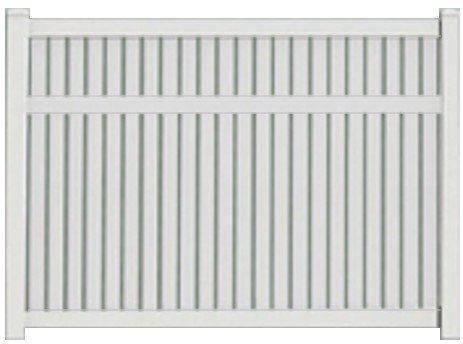 Semi-Privacy PVC Fence Gold Coast